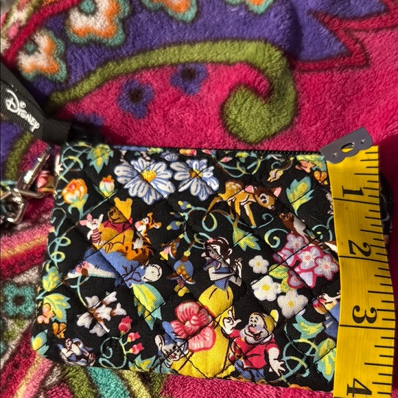 Disney Vera Bradley Floral Patterned Wristlet - Picture 3 of 4